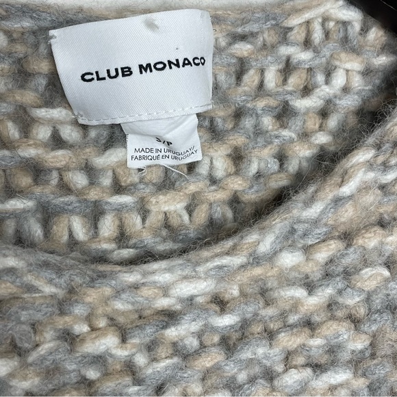 CLUB MONACO Chunky pastel mix sweater Alpaca Blend Small - Picture 6 of 9